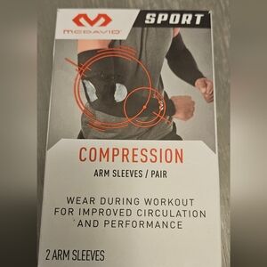 McDavid Black Compression Arm Sleeves